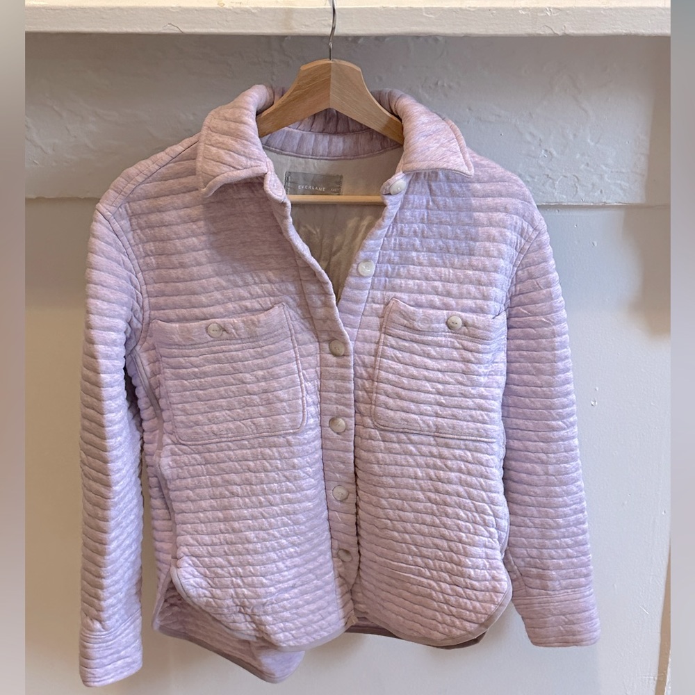 Everlane “Shacket” XS Lavender